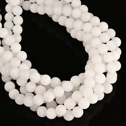Natural white jade matte - jade,